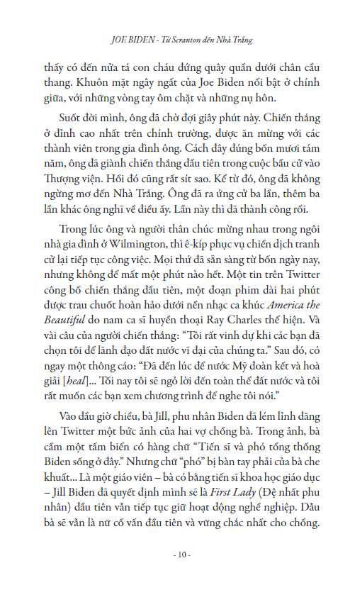 joe biden - từ scranton đến nhà trắng