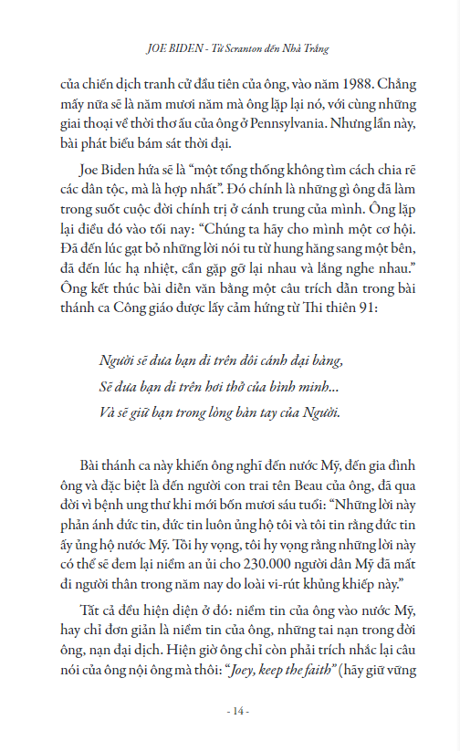 joe biden - từ scranton đến nhà trắng
