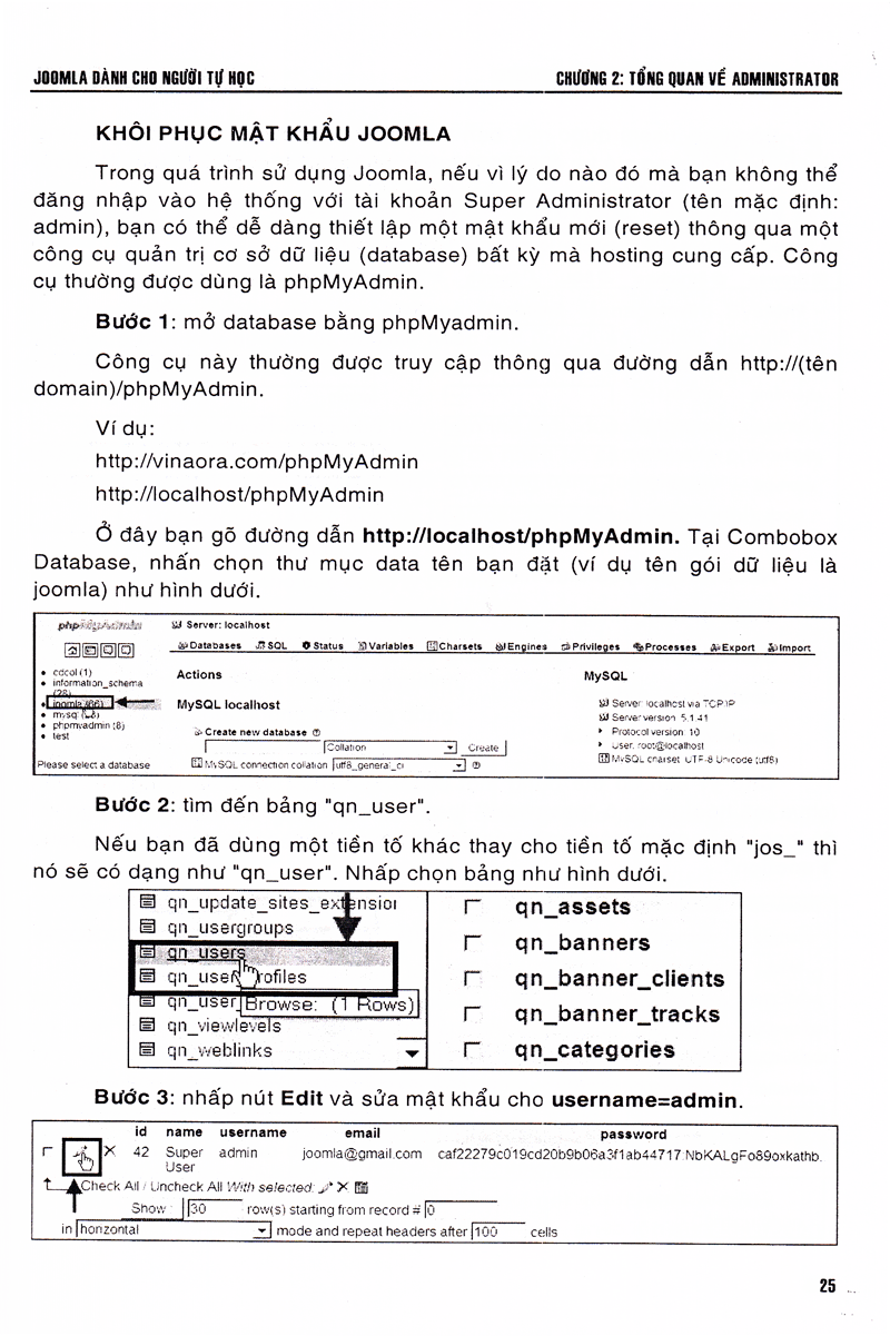 joomla dành cho người tự học