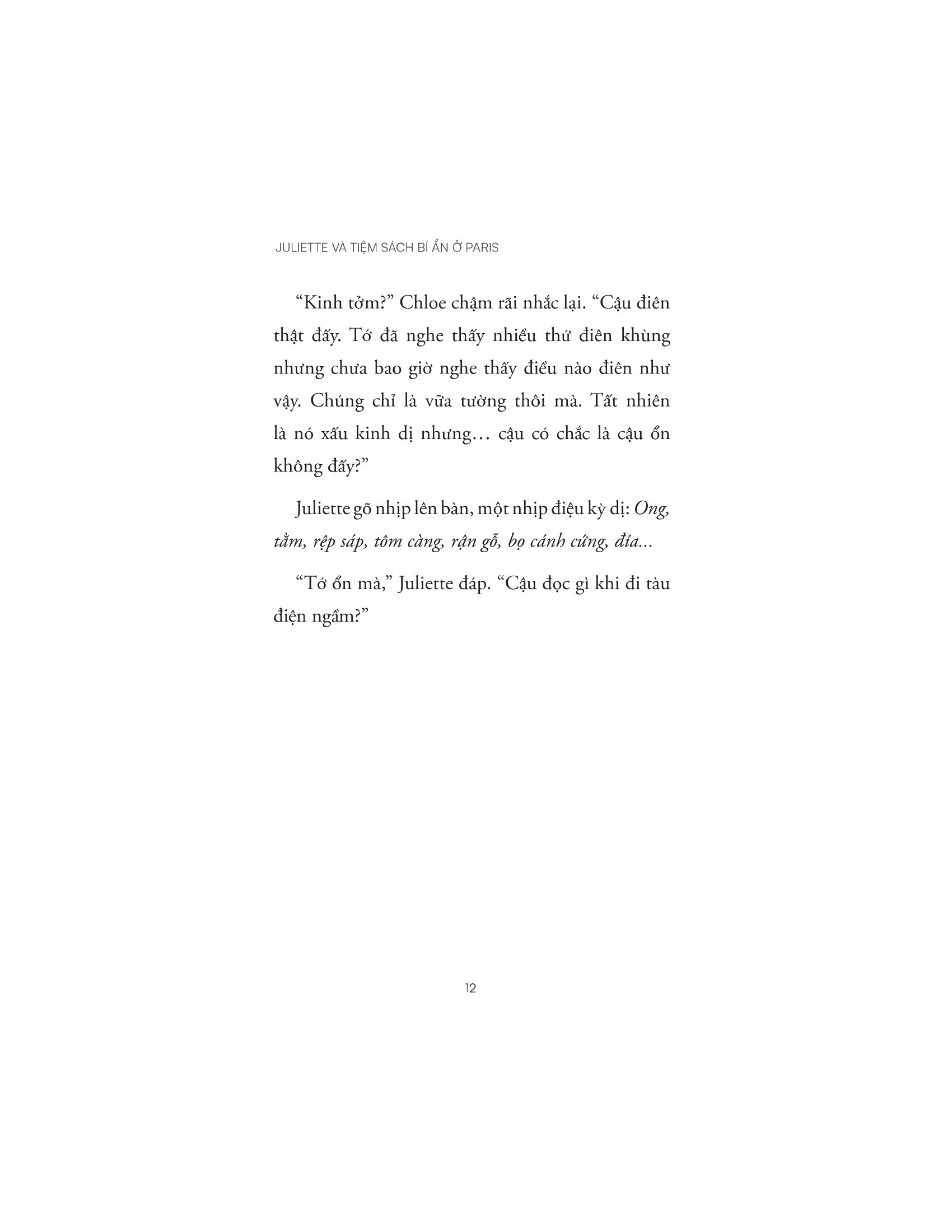 juliette và tiệm sách bí ẩn ở paris