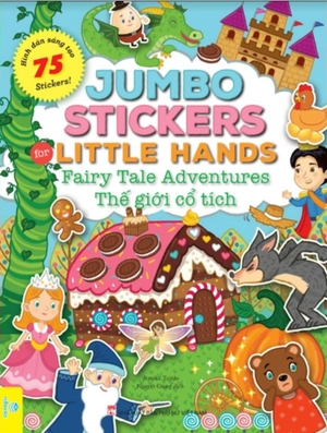 jumbo stickers for little hands - fairy tale adventures - thế giới cổ tích