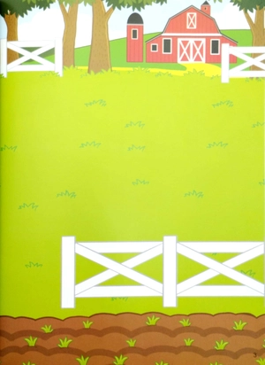 jumbo stickers for little hands - farm animals - nông trại vui vẻ