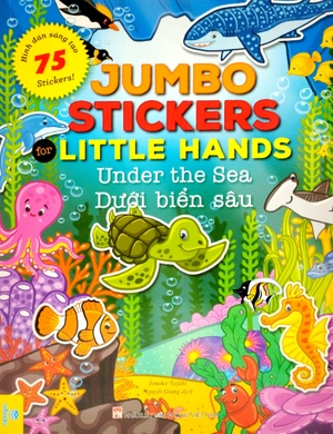 jumbo stickers for little hands - under the sea - dưới biển sâu