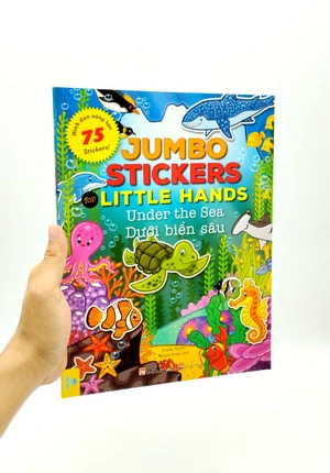 jumbo stickers for little hands - under the sea - dưới biển sâu