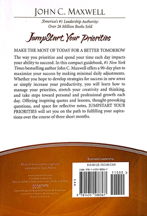 jumpstart your priorities