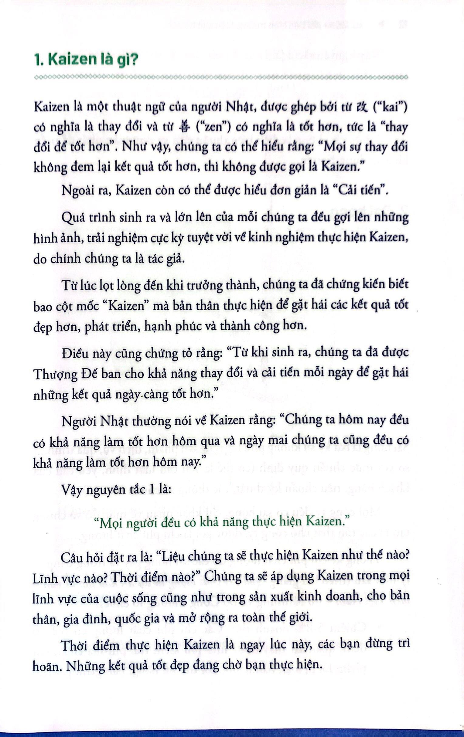 kaizen - cải tiến hiện trường, hiệu quả tức thì - thực hành kaizen trong doanh nghiệp việt