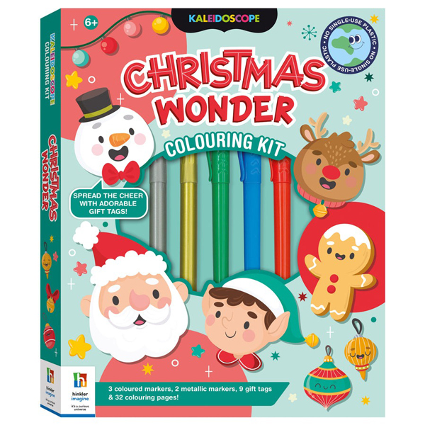 kaleidoscope colouring kit christmas wonder