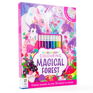 kaleidoscope colouring kit unicorn forest