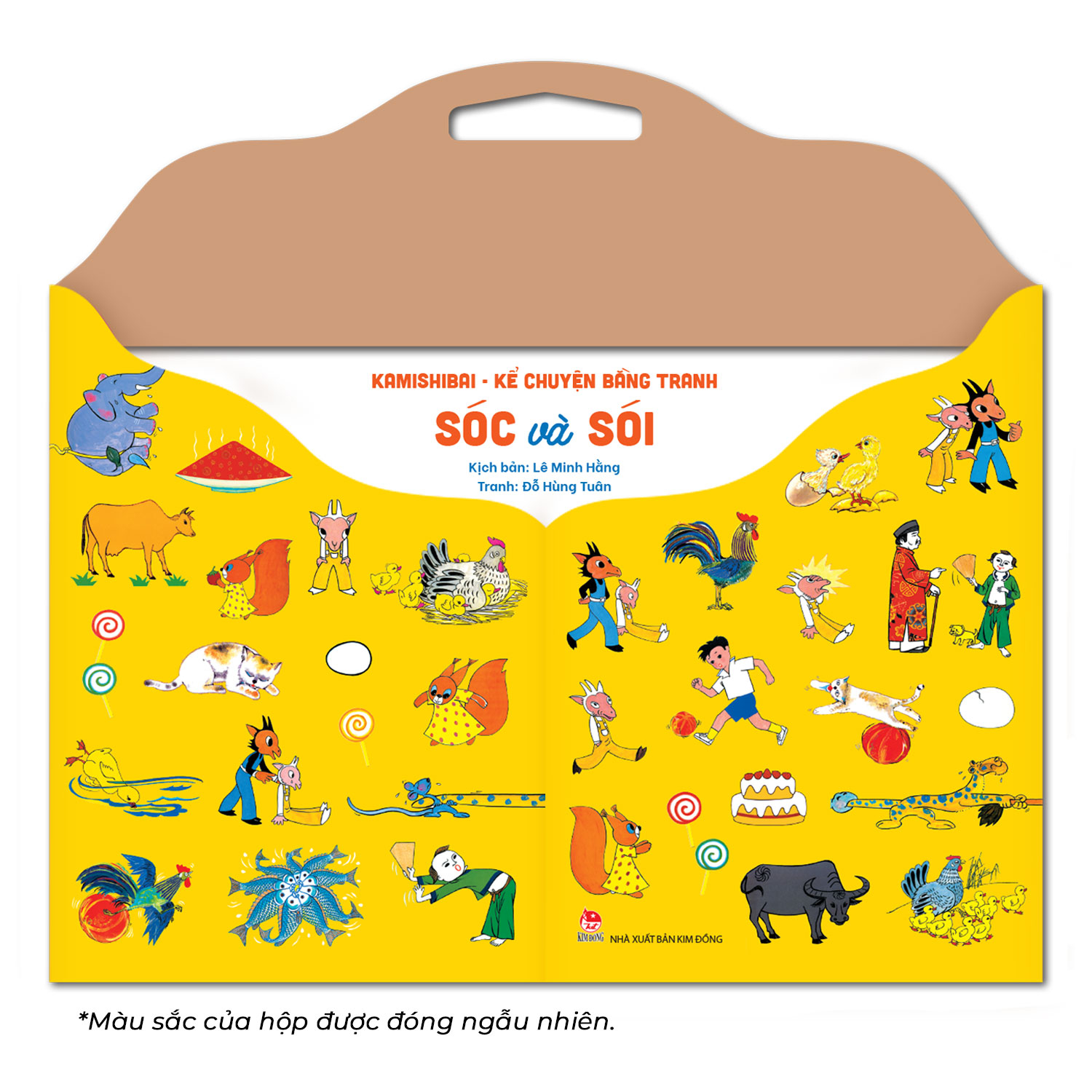 kamishibai - kể chuyện bằng tranh - sóc và sói - bản đặc biệt