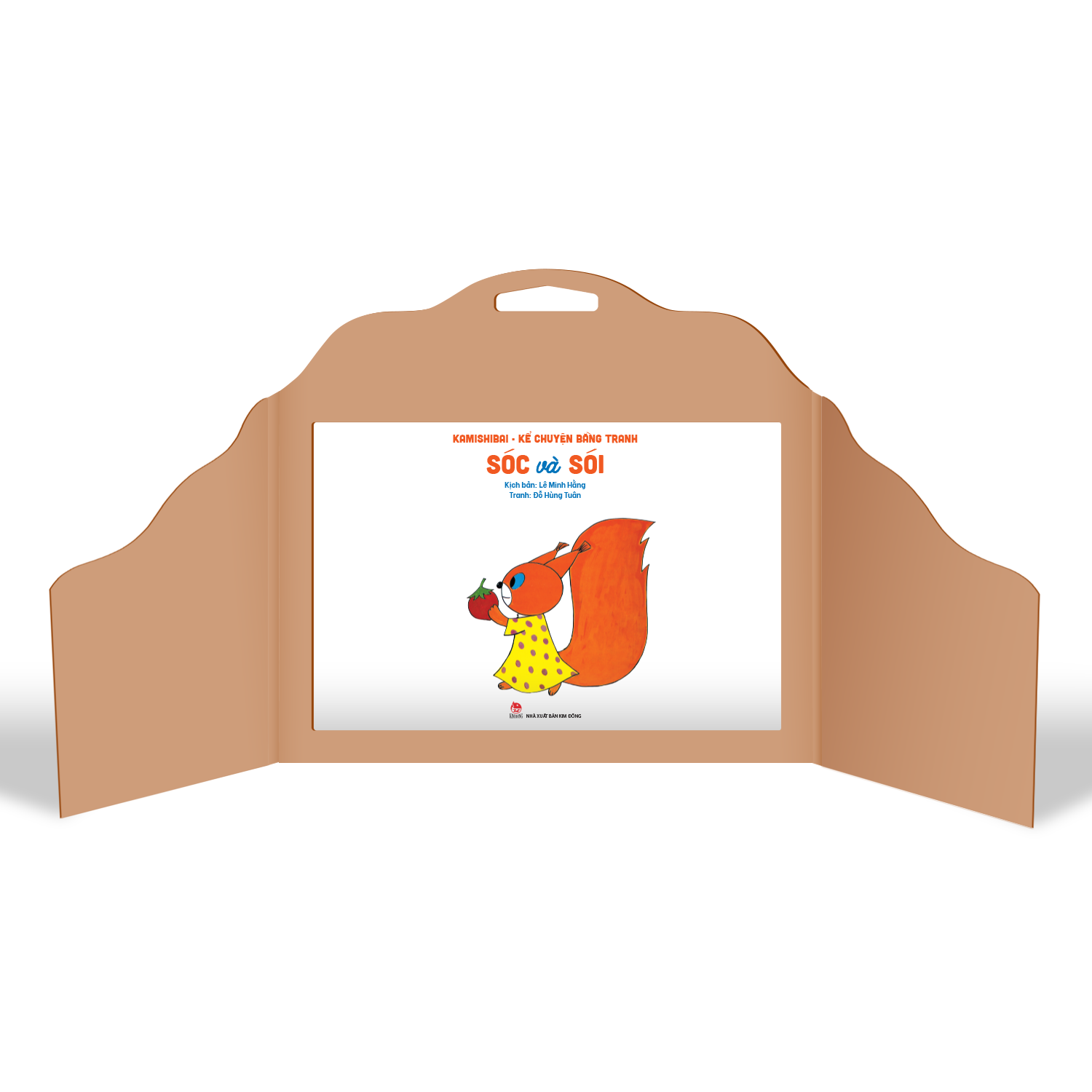 kamishibai - kể chuyện bằng tranh - sóc và sói - bản đặc biệt