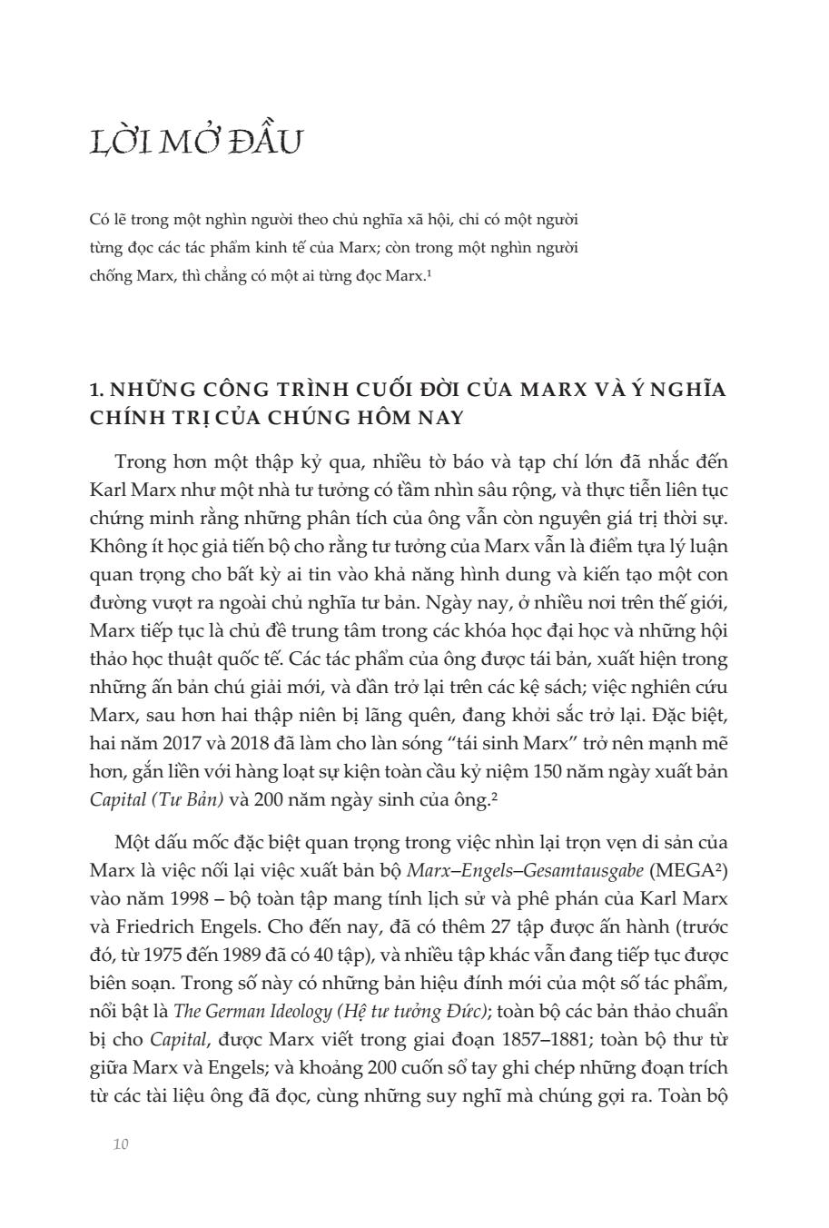 Karl Marx Và Dòng Suy Tư Chưa Khép Lại - Những Năm Cuối Đời