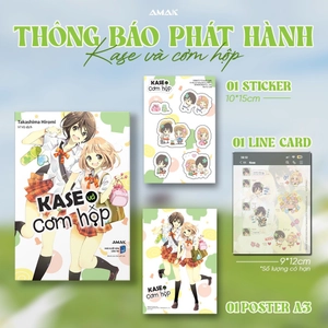 kase và cơm hộp - tặng kèm sticker + line card + poster a3