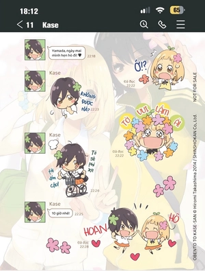 kase và cơm hộp - tặng kèm sticker + line card + poster a3
