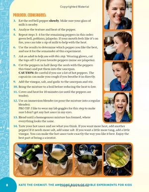 kate the chemist: the awesome book of edible experiments for kids