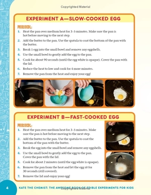 kate the chemist: the awesome book of edible experiments for kids
