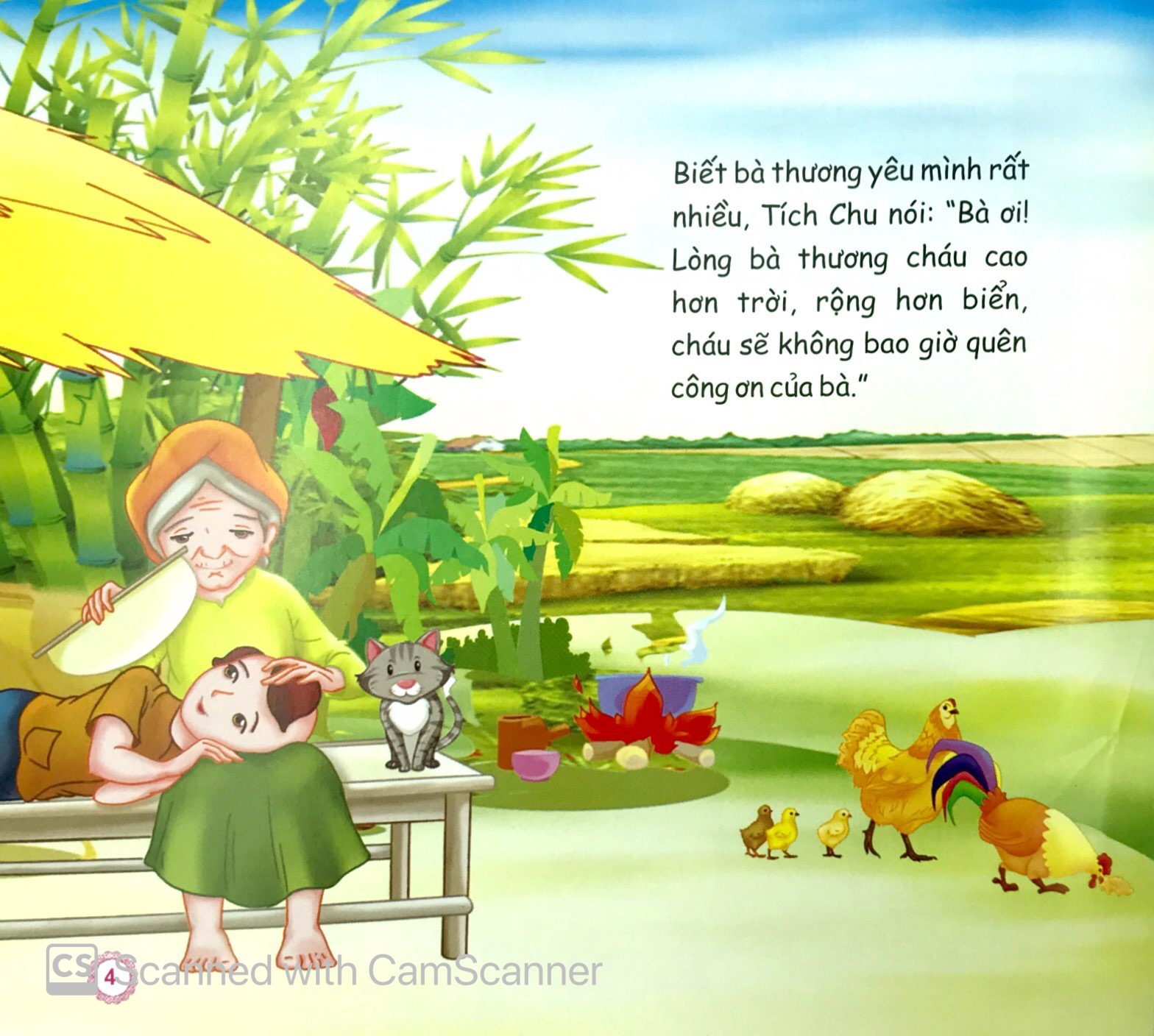 kể chuyện bé nghe - cậu bé tích chu (tái bản 2023)