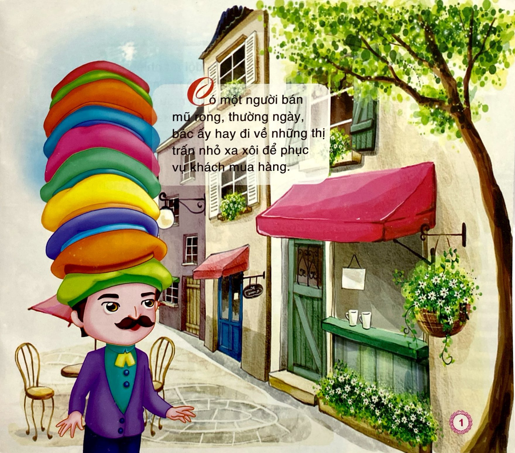 kể chuyện bé nghe - người bán mũ rong