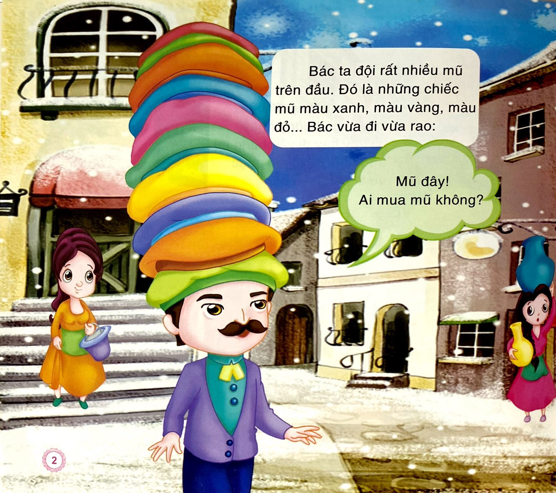 kể chuyện bé nghe - người bán mũ rong