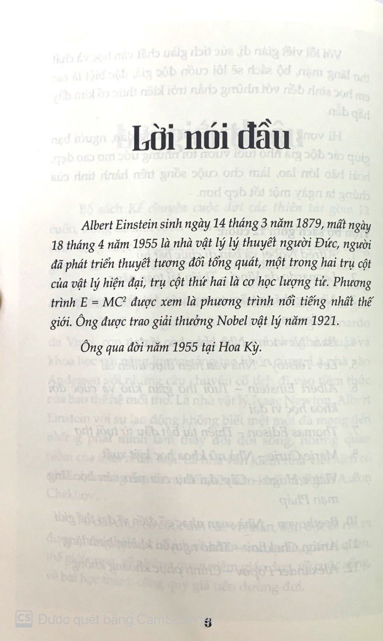 kể chuyện cuộc đời các thiên tài: albert einstein - tuổi thơ gian khó và cuộc đời khoa học vĩ đại
