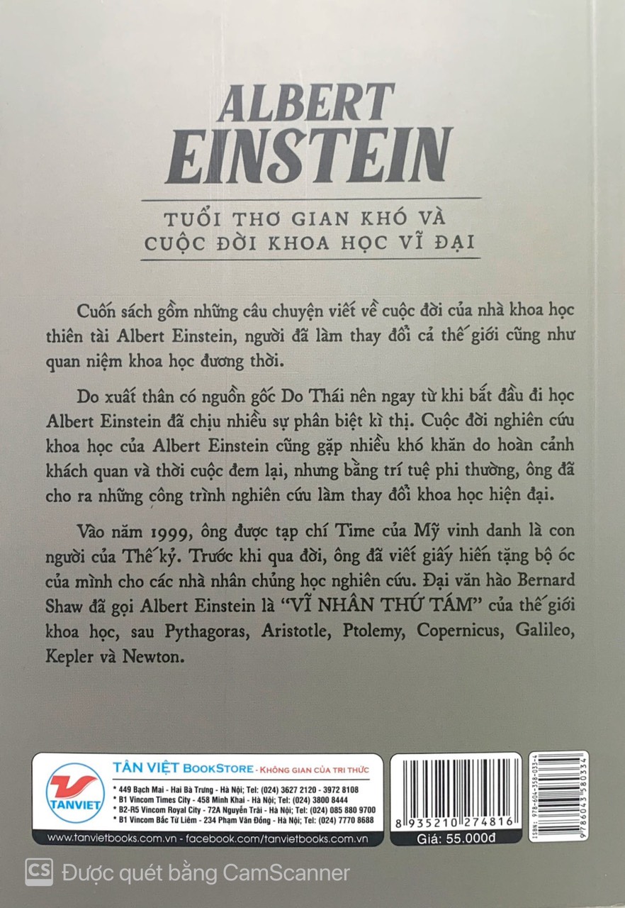 kể chuyện cuộc đời các thiên tài: albert einstein - tuổi thơ gian khó và cuộc đời khoa học vĩ đại