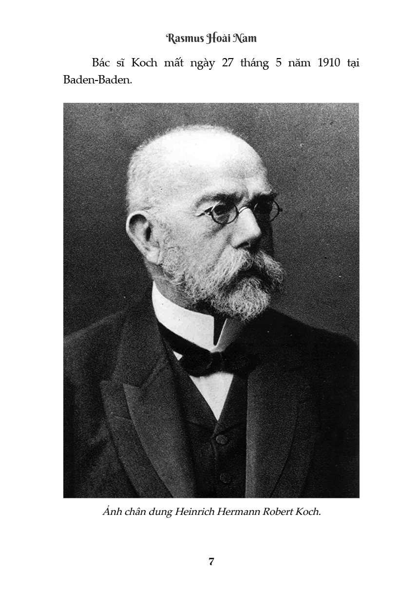 kể chuyện cuộc đời các thiên tài - heinrich hermann robert koch - nhà vi trùng học tài ba