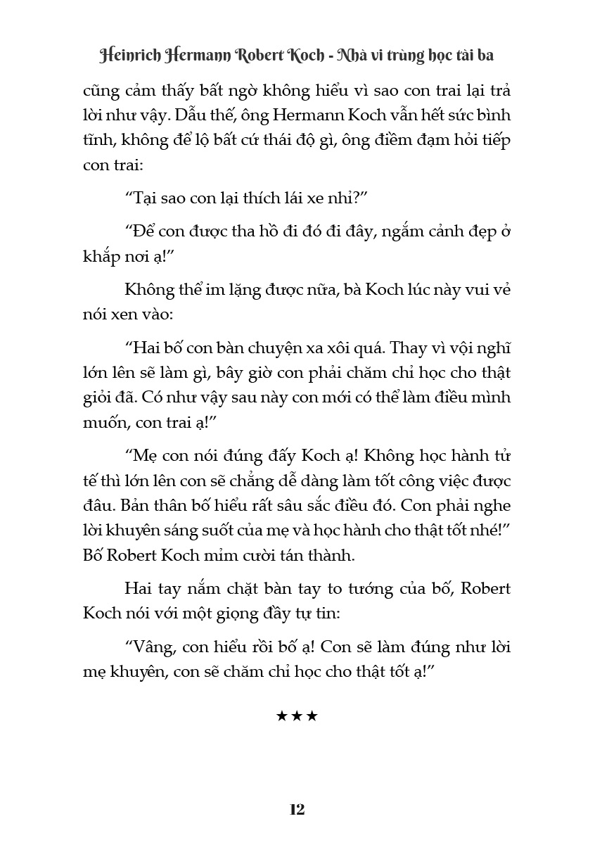 kể chuyện cuộc đời các thiên tài - heinrich hermann robert koch - nhà vi trùng học tài ba