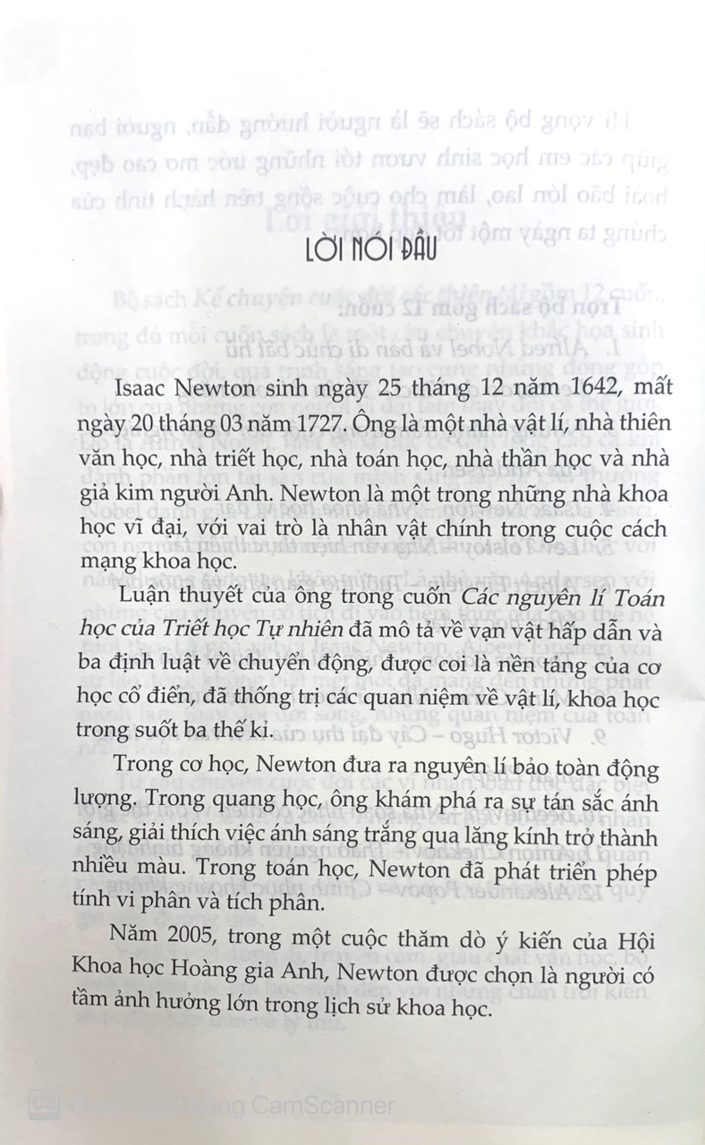 kể chuyện cuộc đời các thiên tài: isaac newton - nhà khoa học vĩ đại