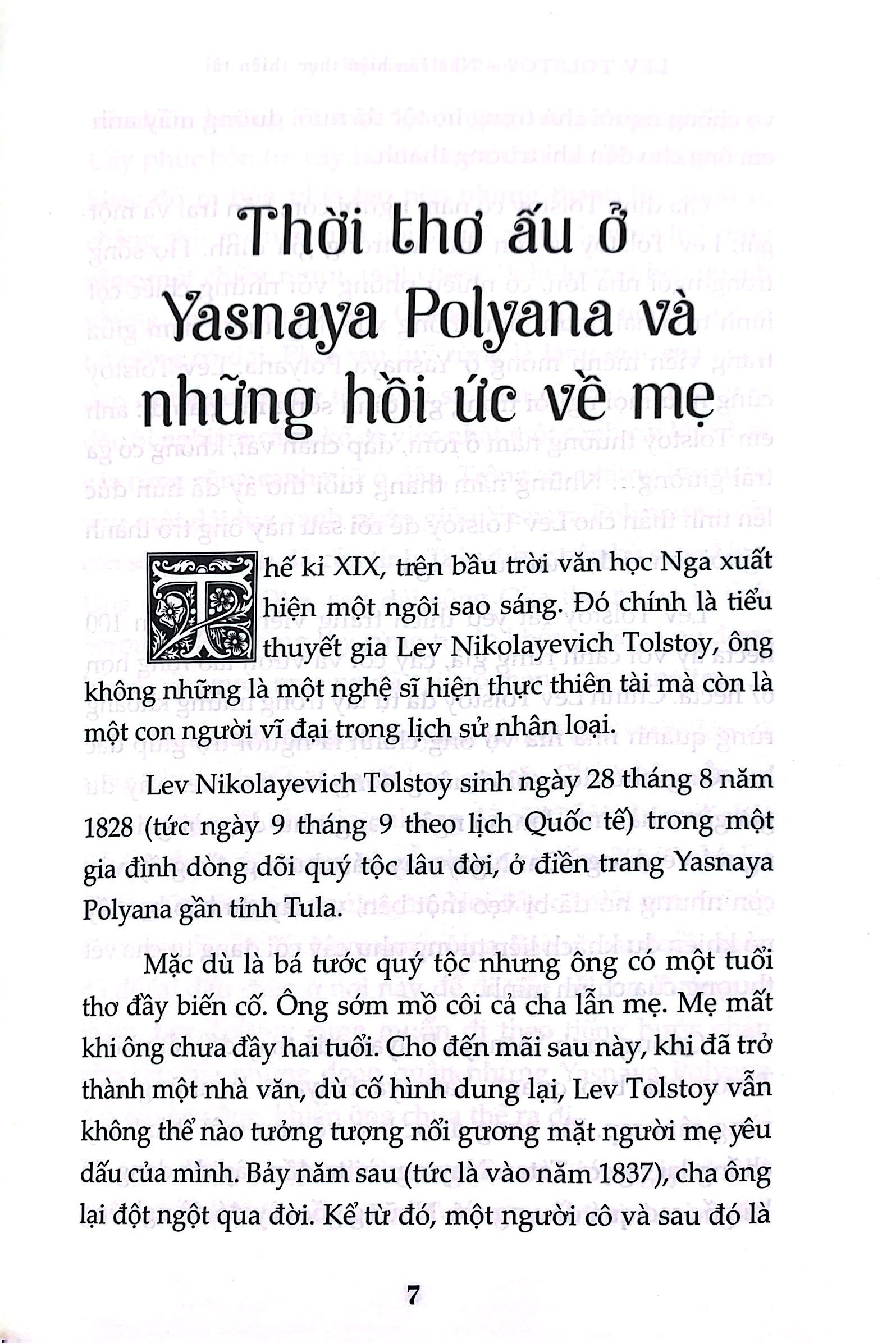 kể chuyện cuộc đời các thiên tài: lev tolstoy - nhà văn hiện thực thiên tài