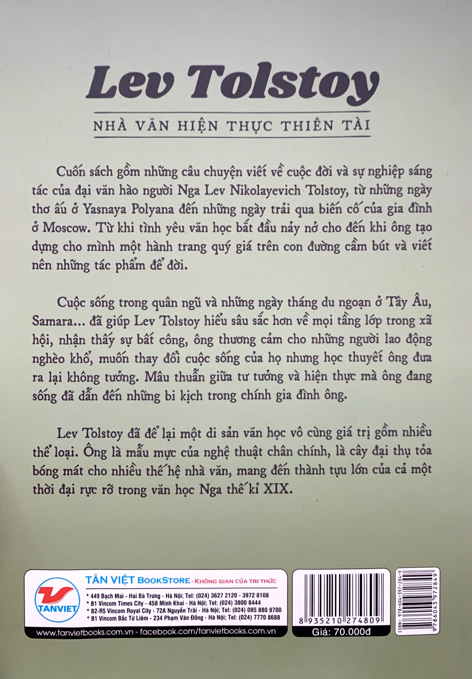 kể chuyện cuộc đời các thiên tài: lev tolstoy - nhà văn hiện thực thiên tài