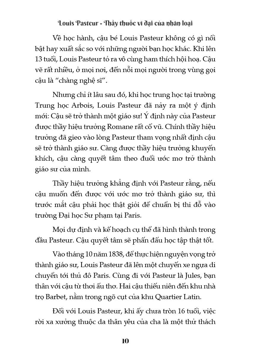 kể chuyện cuộc đời các thiên tài - louis pasteur - thầy thuốc vĩ đại của nhân loại