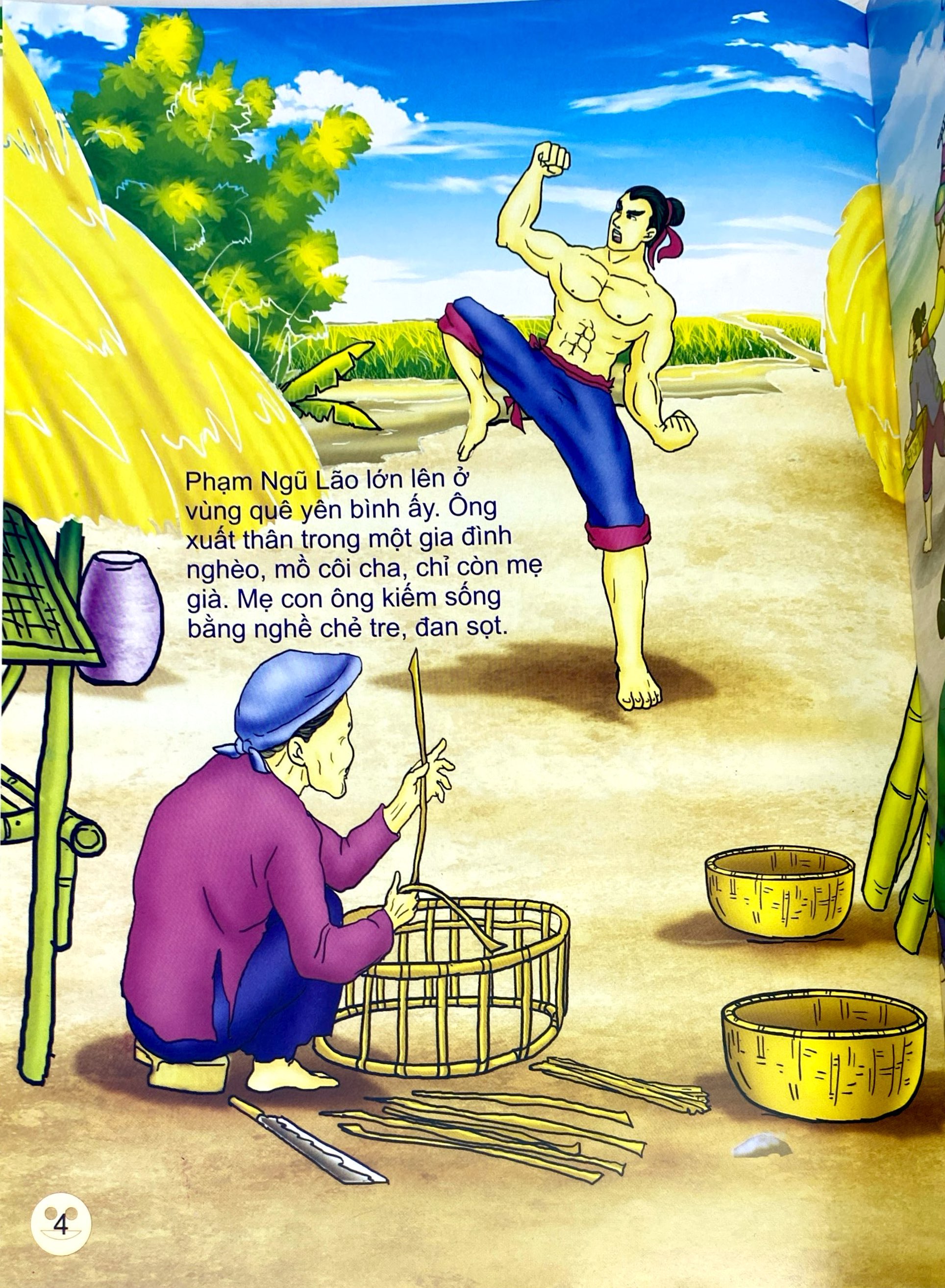 Kể Chuyện Danh Nhân Lịch Sử - Phạm Ngũ Lão - Ngồi Đan Sọt Lo Việc Nước