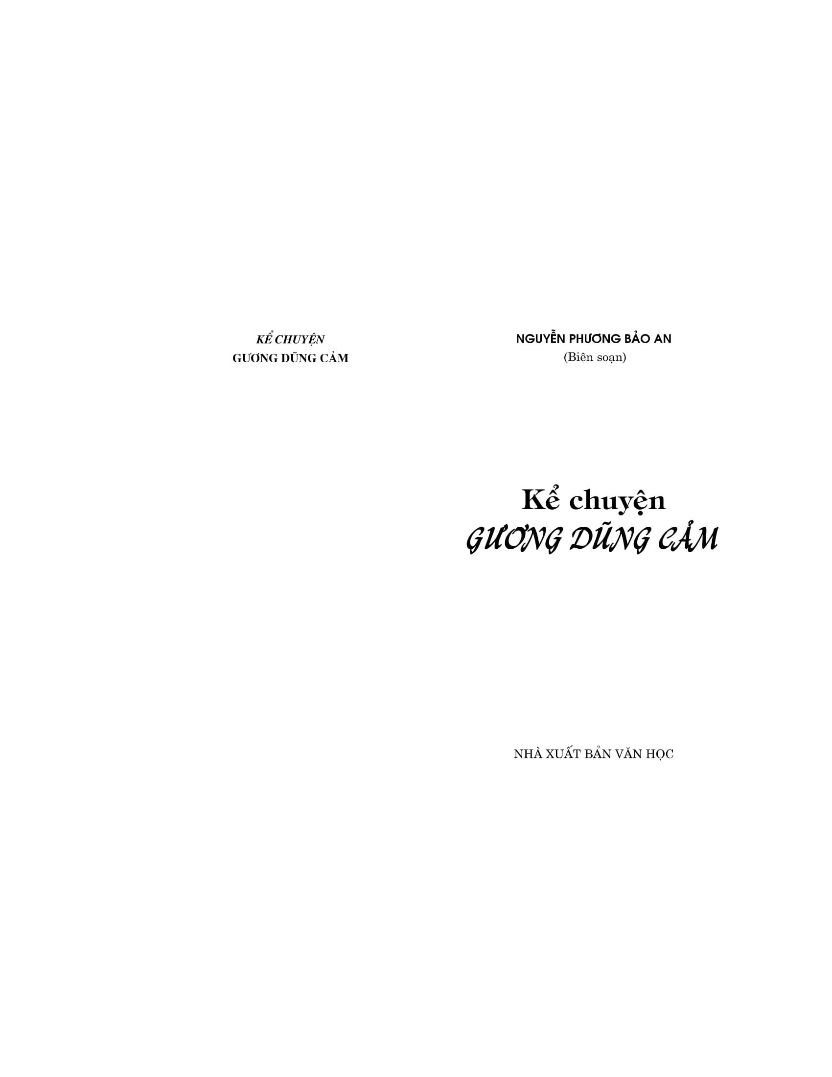 kể chuyện gương dũng cảm (tái bản 2024)