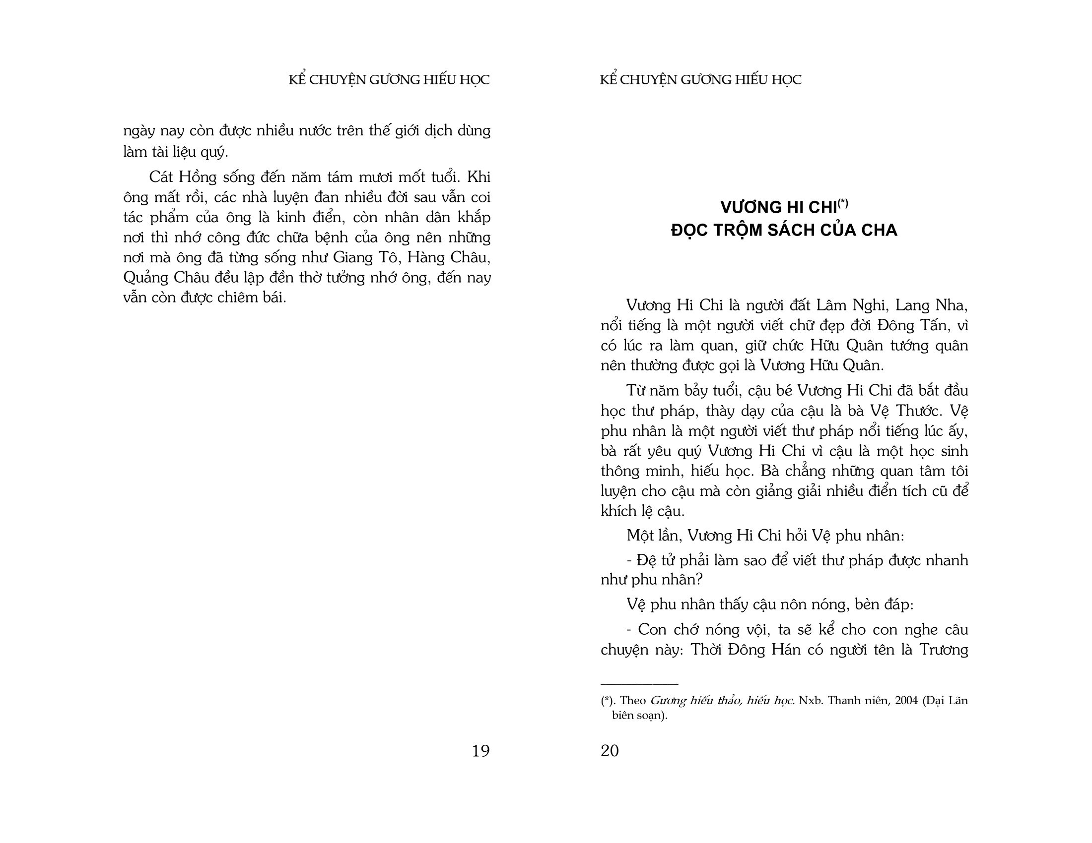 kể chuyện gương hiếu học (tái bản 2023)