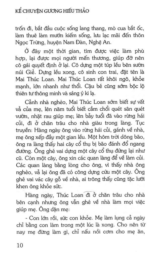 kể chuyện gương hiếu thảo (tái bản)