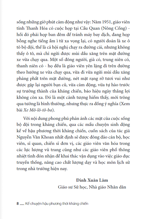 kể chuyện hậu phương thời kháng chiến