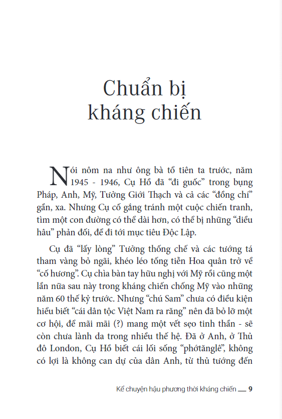 kể chuyện hậu phương thời kháng chiến