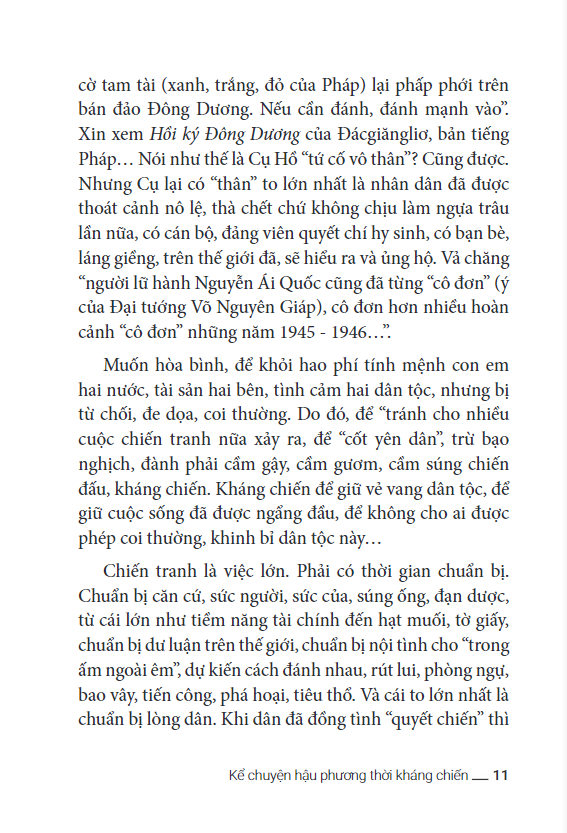 kể chuyện hậu phương thời kháng chiến