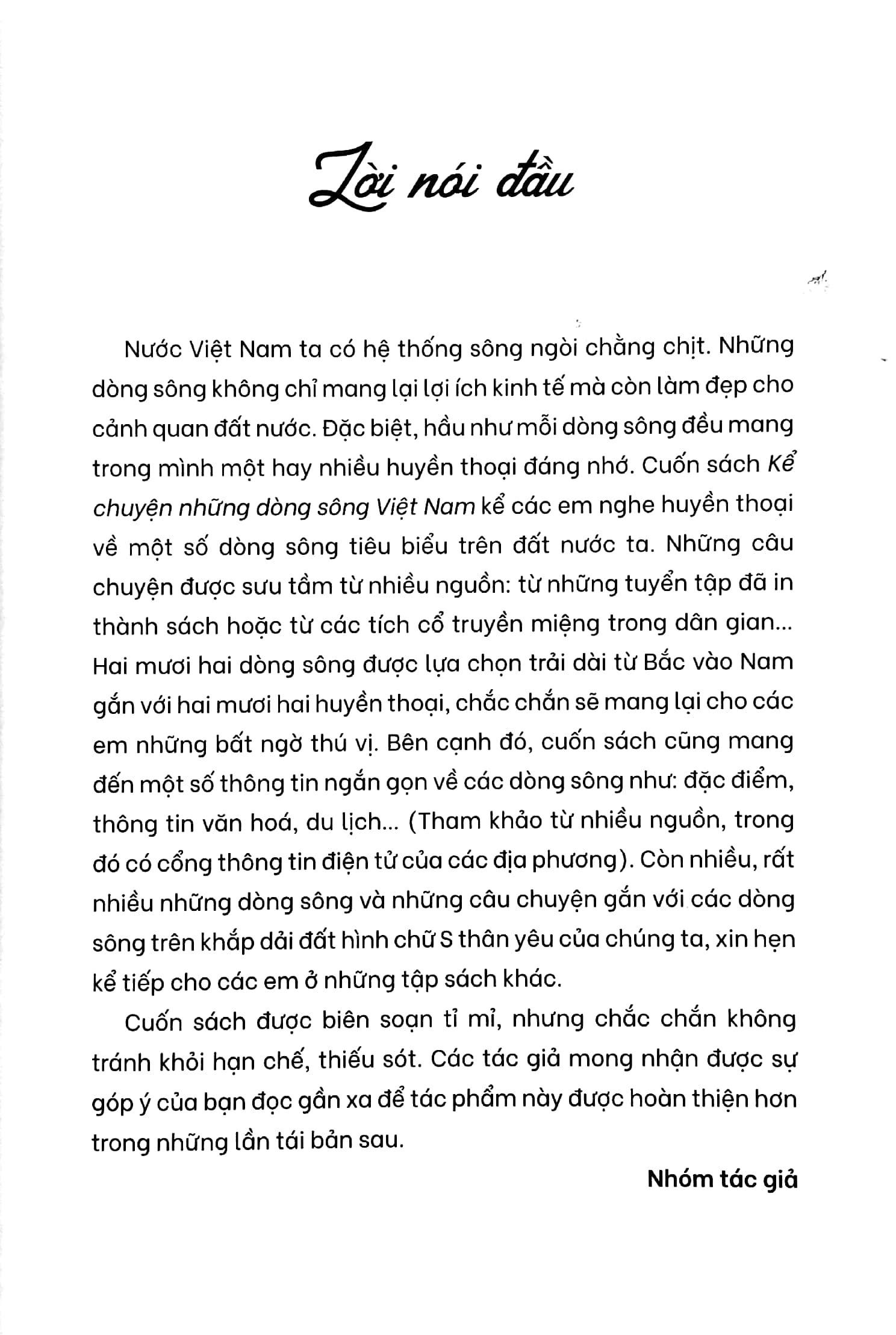 kể chuyện những dòng sông việt nam