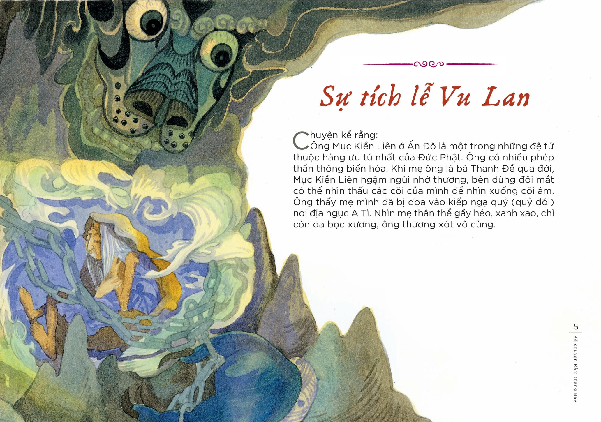 kể chuyện rằm tháng bảy - sự tích lễ vu lan và lễ xá tội vong nhân