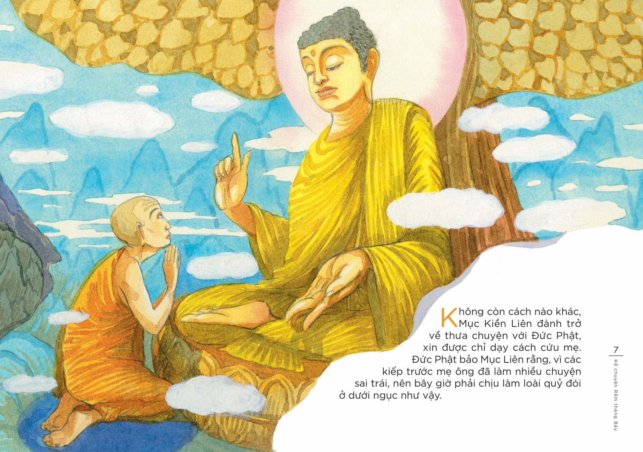 kể chuyện rằm tháng bảy - sự tích lễ vu lan và lễ xá tội vong nhân