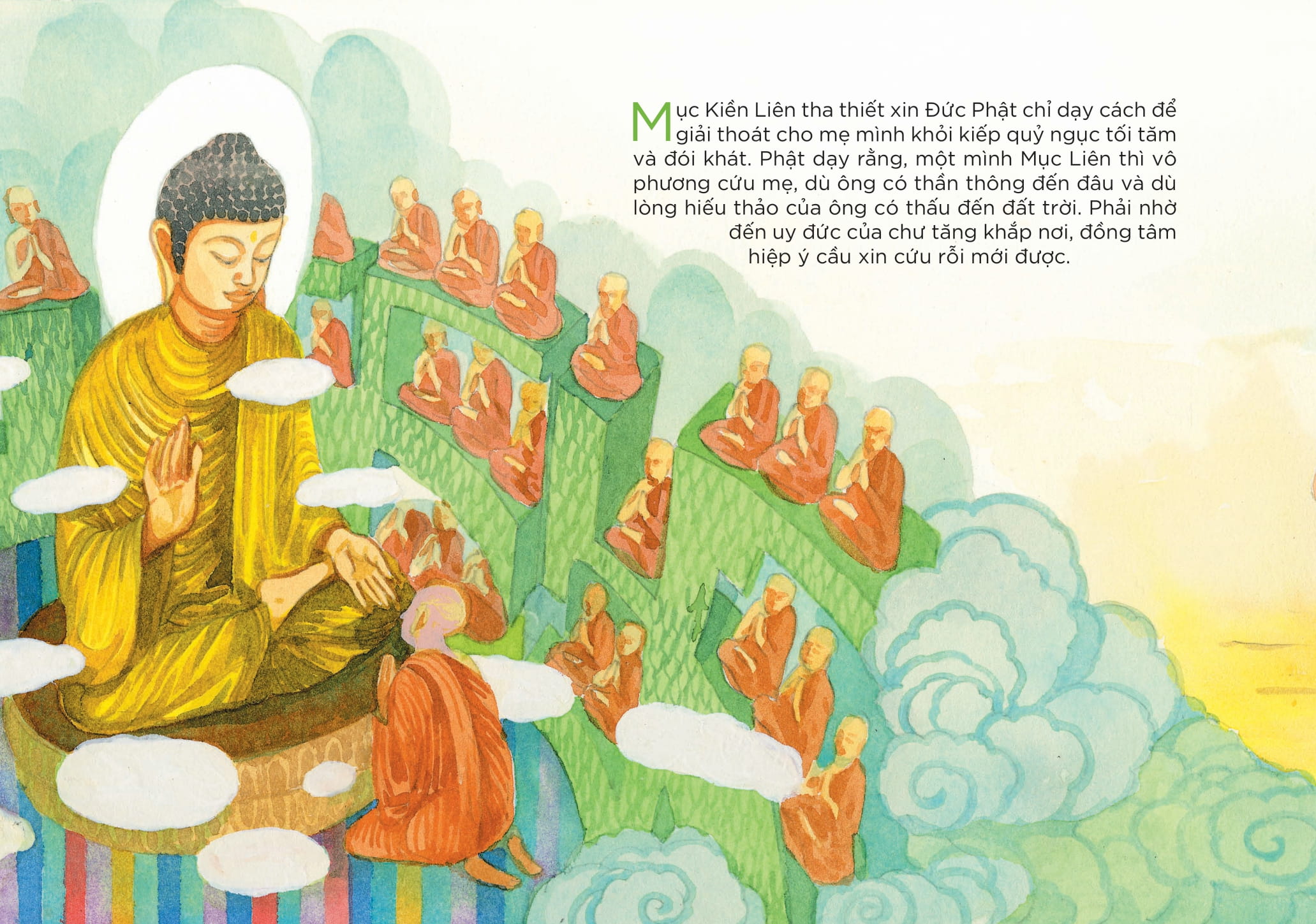 kể chuyện rằm tháng bảy - sự tích lễ vu lan và lễ xá tội vong nhân