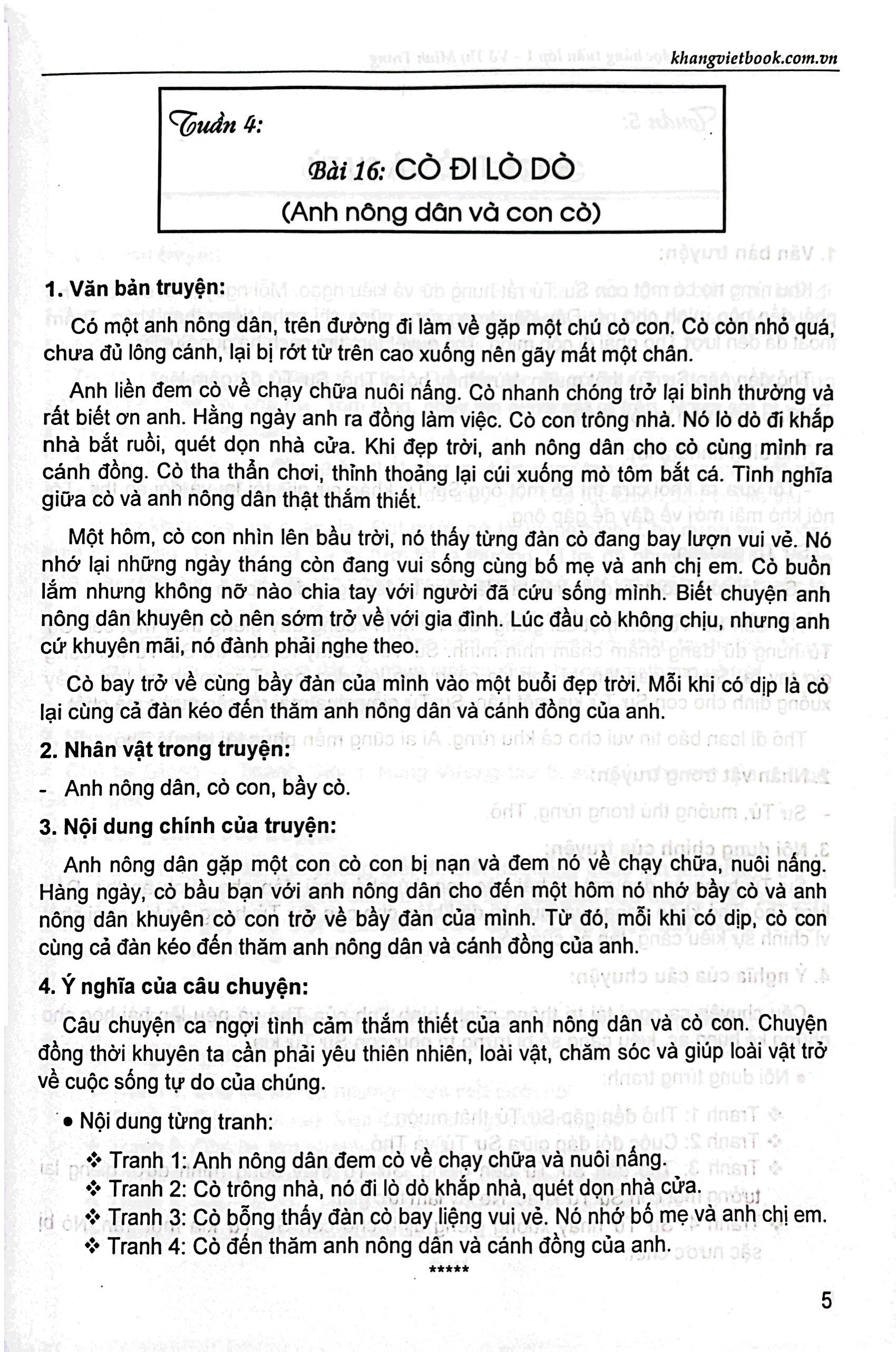 kể chuyện theo truyện đọc hàng tuần 1