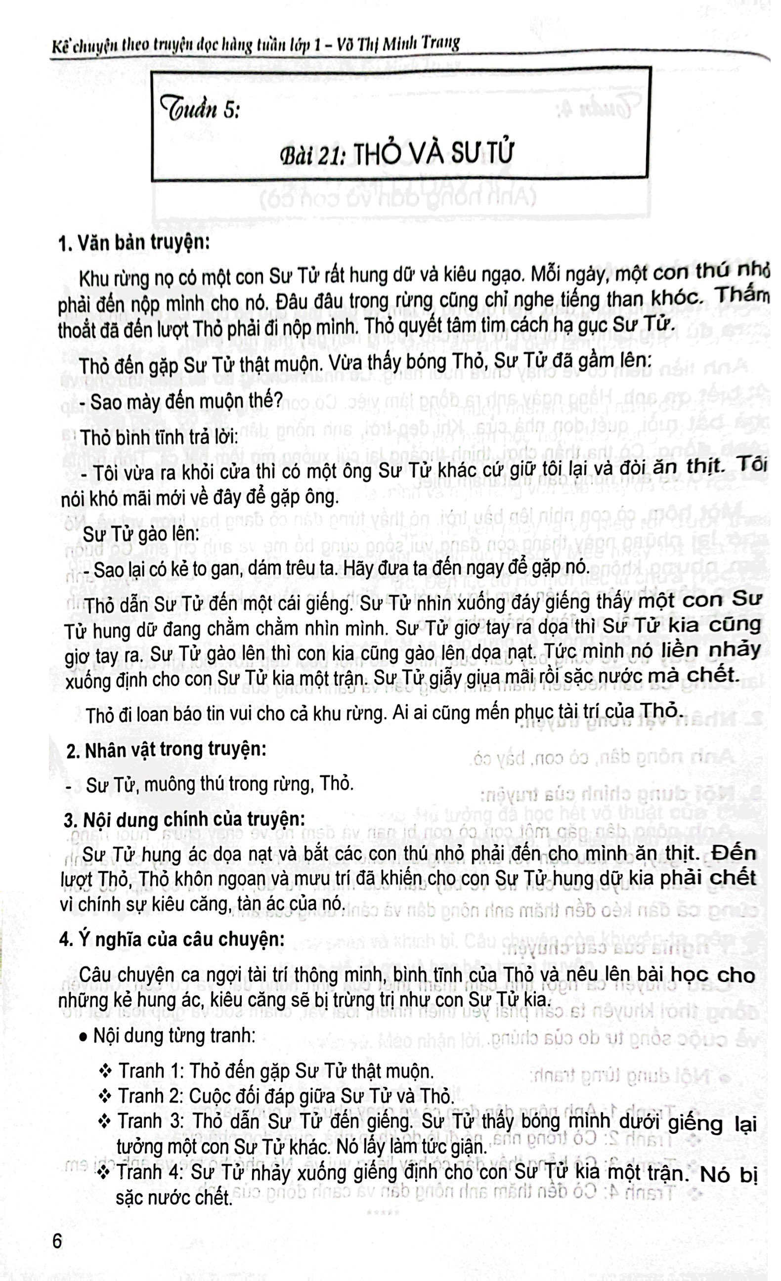 kể chuyện theo truyện đọc hàng tuần 1