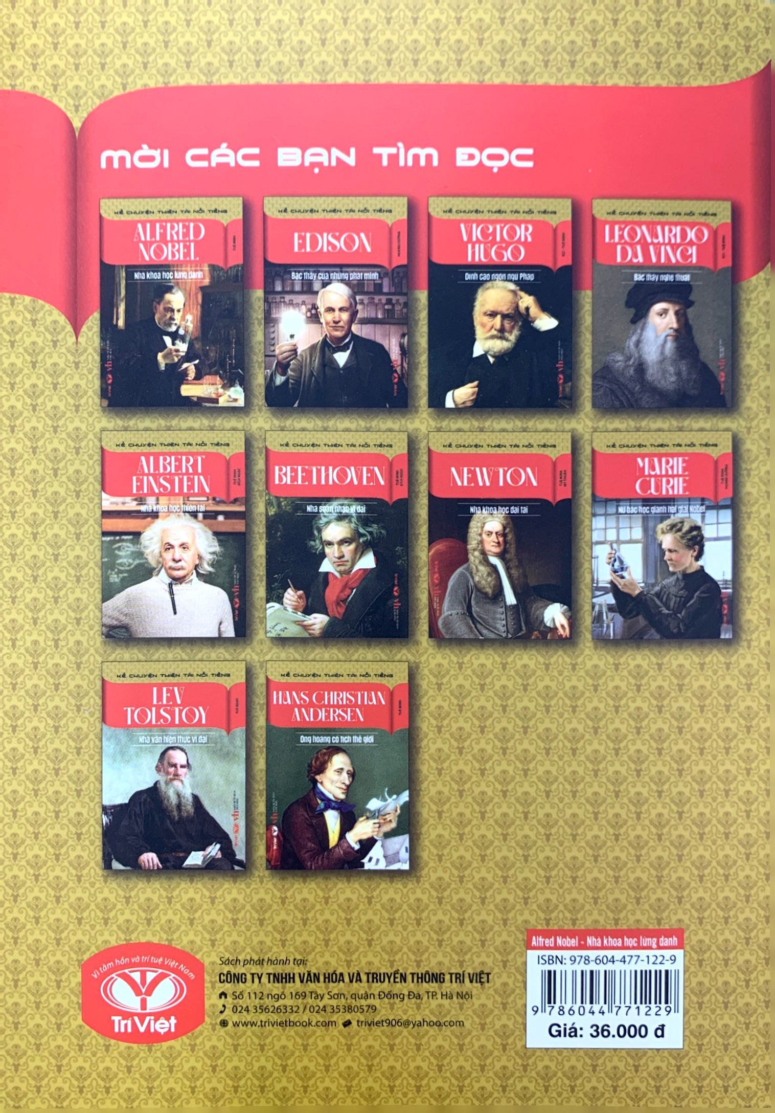 kể chuyện thiên tài nổi tiếng - alfred nobel - nhà khoa học lừng danh