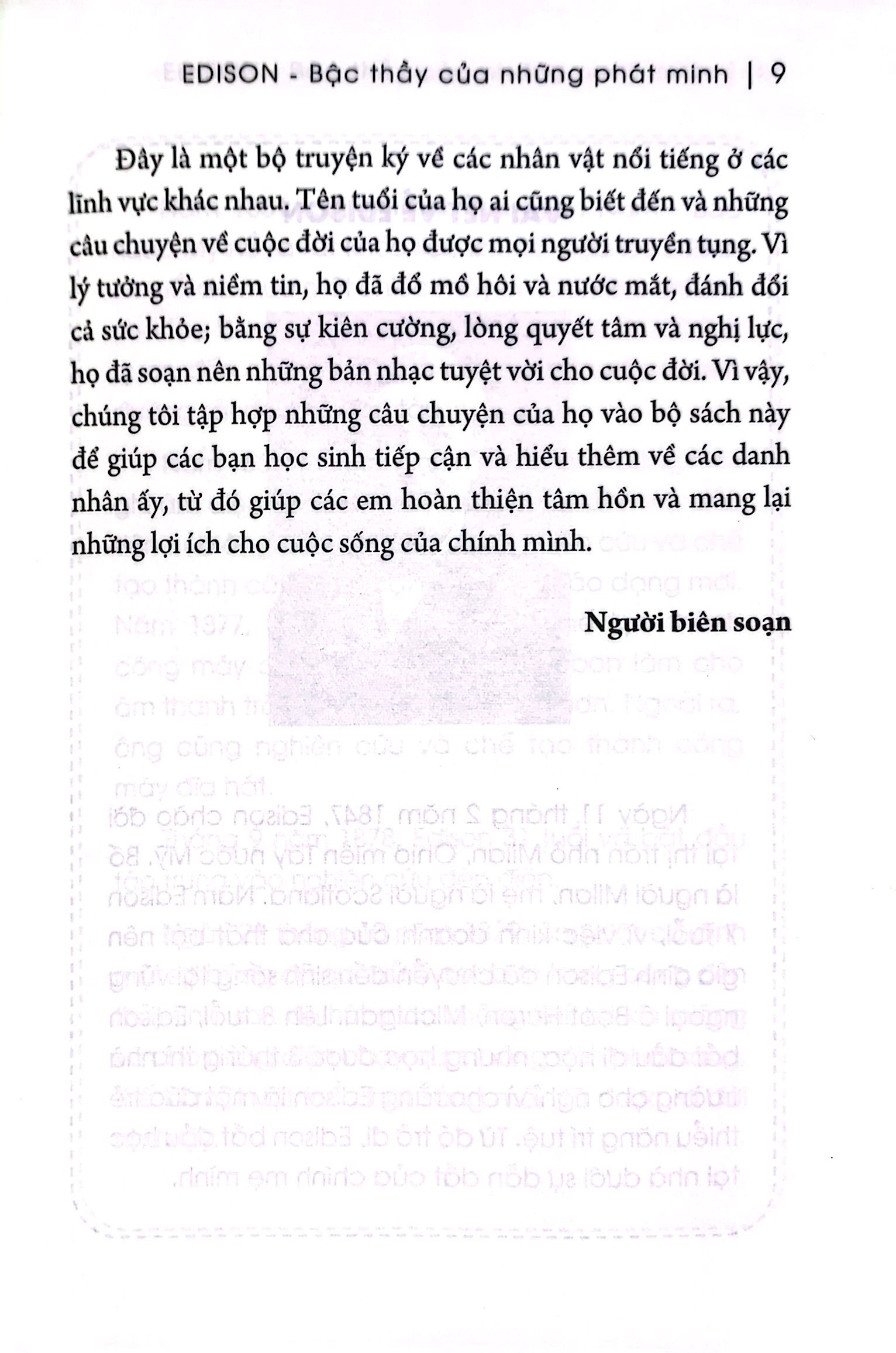 kể chuyện thiên tài nổi tiếng - edison - bậc thầy của những phát minh