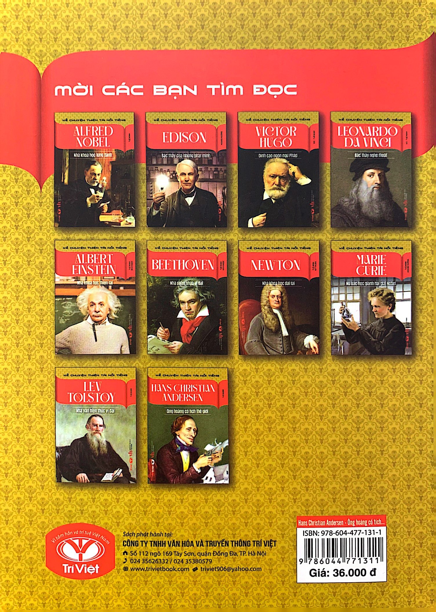 kể chuyện thiên tài nổi tiếng - hans christian andersen- ông hoàng cổ tích thế giới