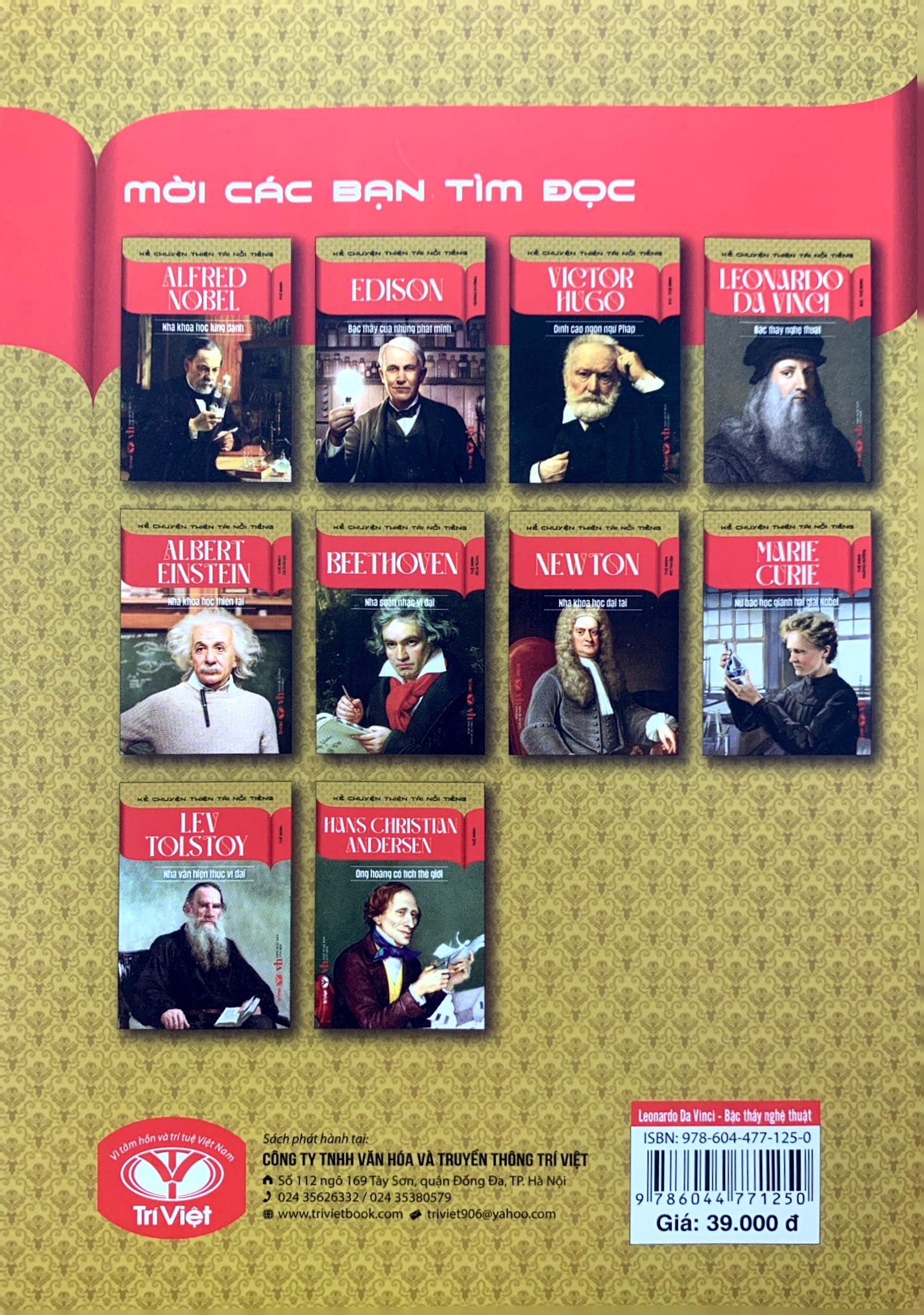 kể chuyện thiên tài nổi tiếng - leonardo da vinci - bậc thầy nghệ thuật