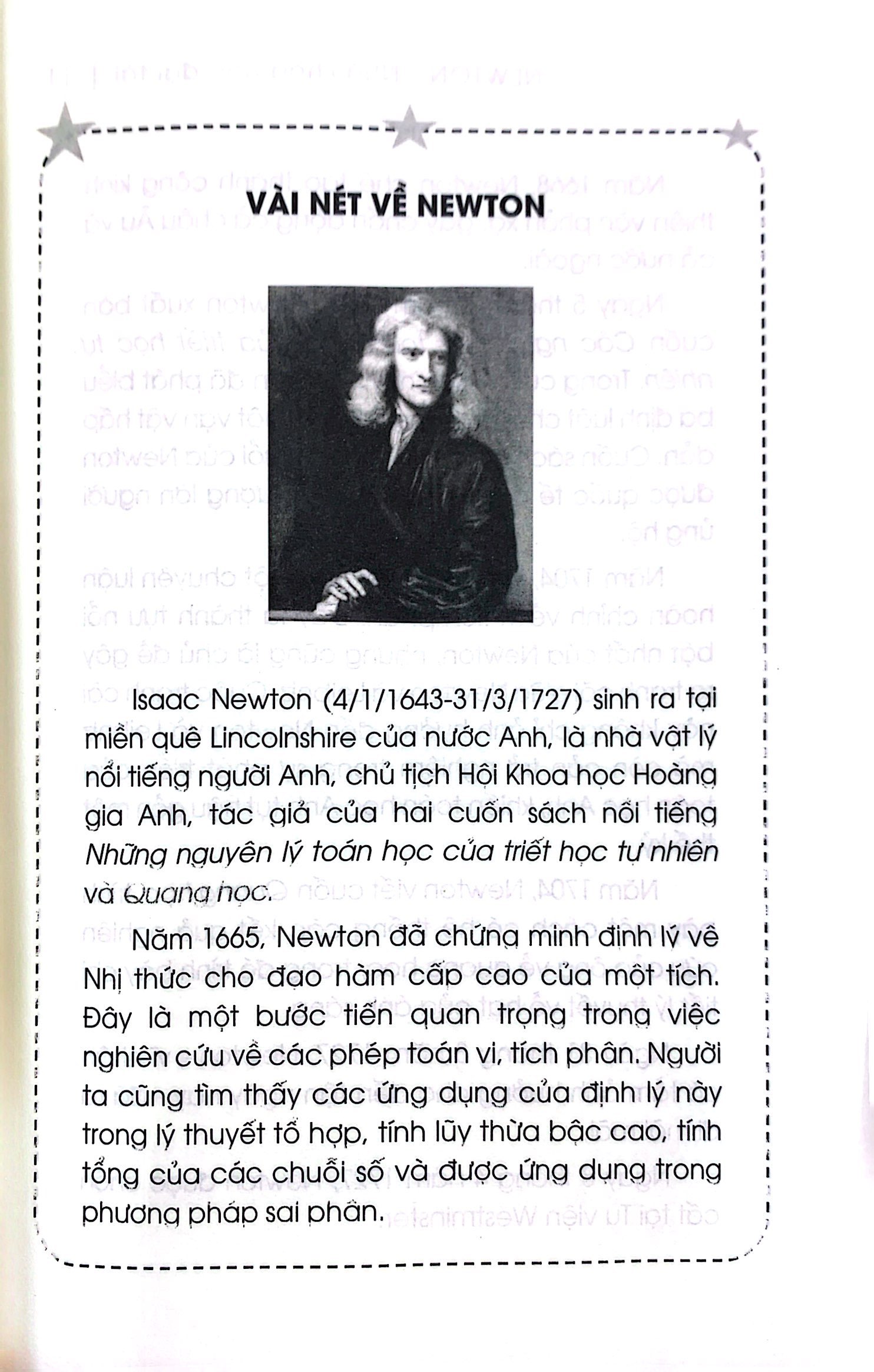 kể chuyện thiên tài nổi tiếng - newton - nhà khoa học đại tài