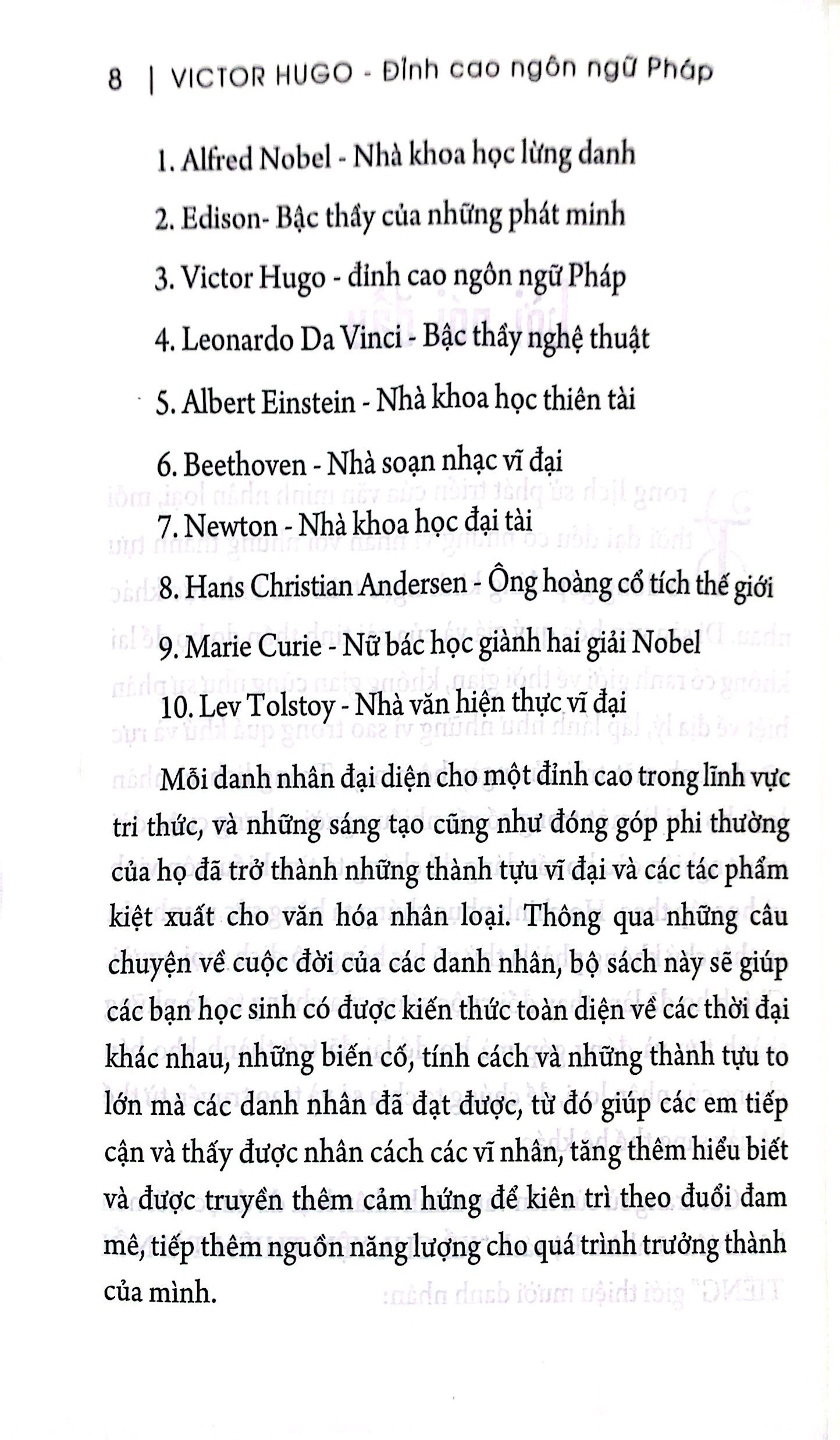 kể chuyện thiên tài nổi tiếng - victor hugo - đỉnh cao ngôn ngữ pháp