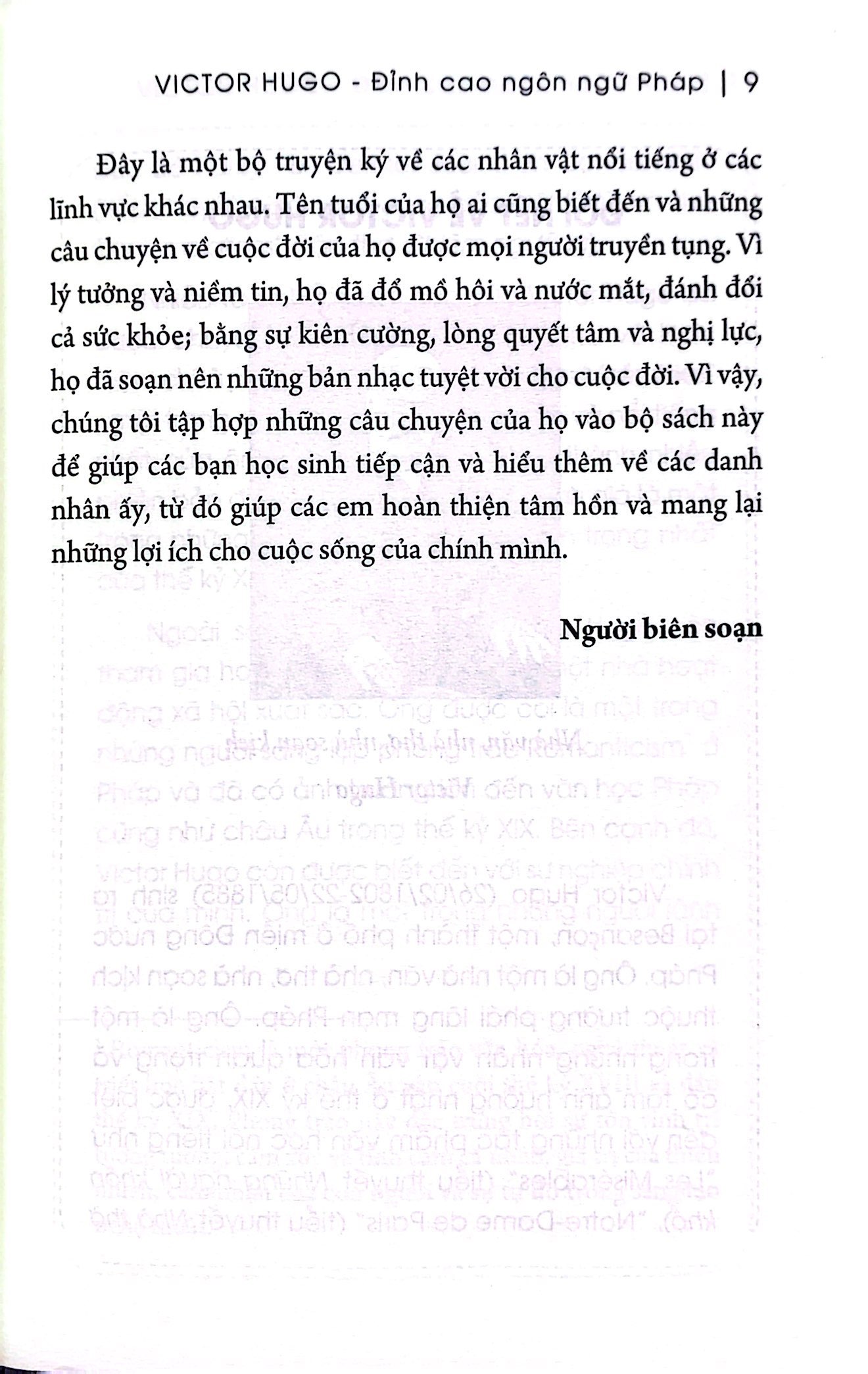 kể chuyện thiên tài nổi tiếng - victor hugo - đỉnh cao ngôn ngữ pháp